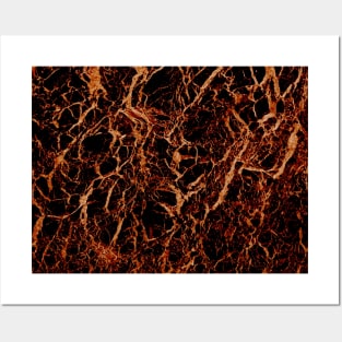 Brown Marble Texture Posters and Art